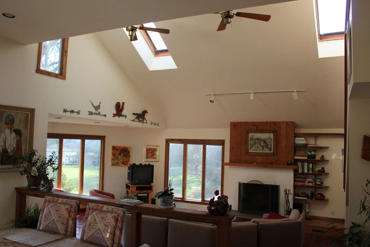 The original main room was dark and cluttered.