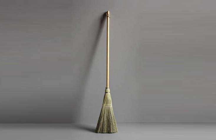 The Shaker Broom has a broomcorn head and a pine handle; $40 from Haydenville Broomworks, in Massachusetts.