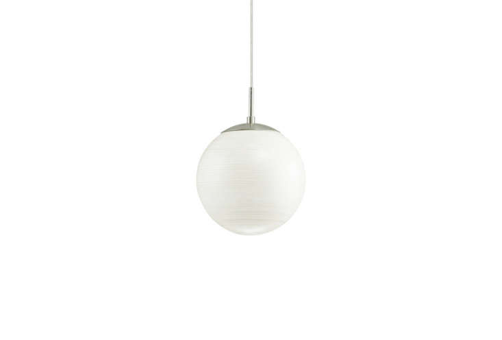 modern globe pendant light