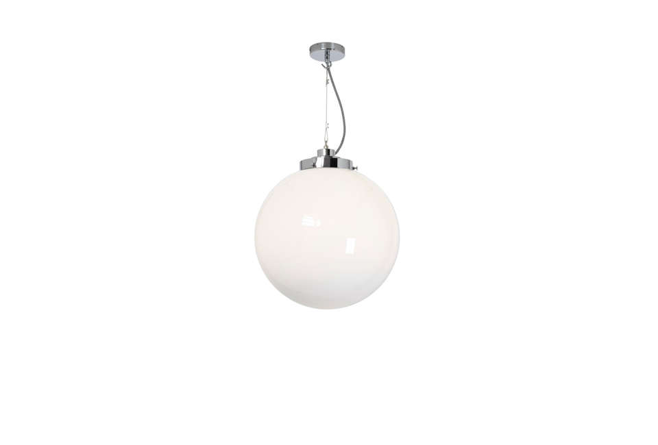 10 Easy Pieces White Globe Pendant Lights Remodelista Original Btc Large Globe Pendant