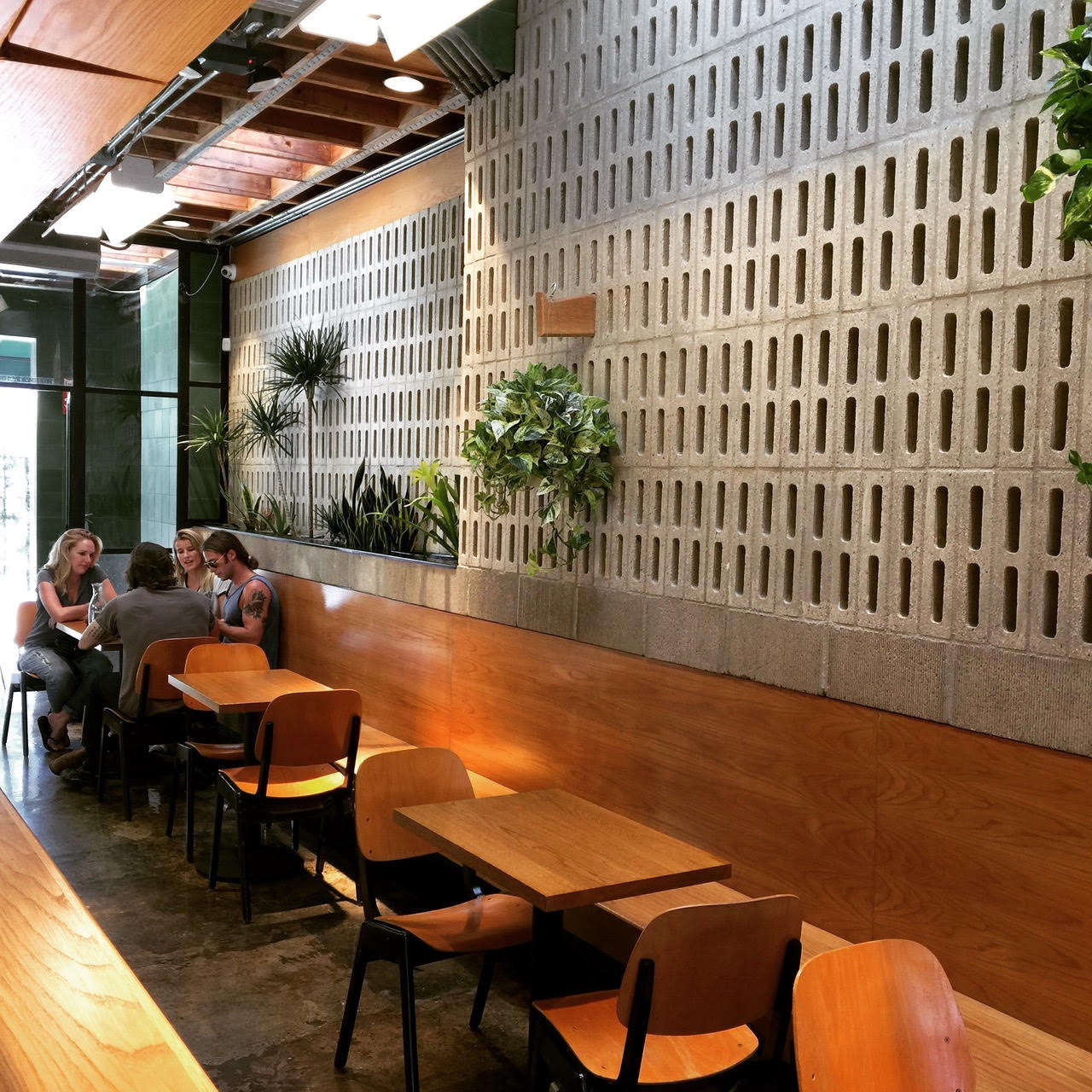 cement wall at paramount coffee project la