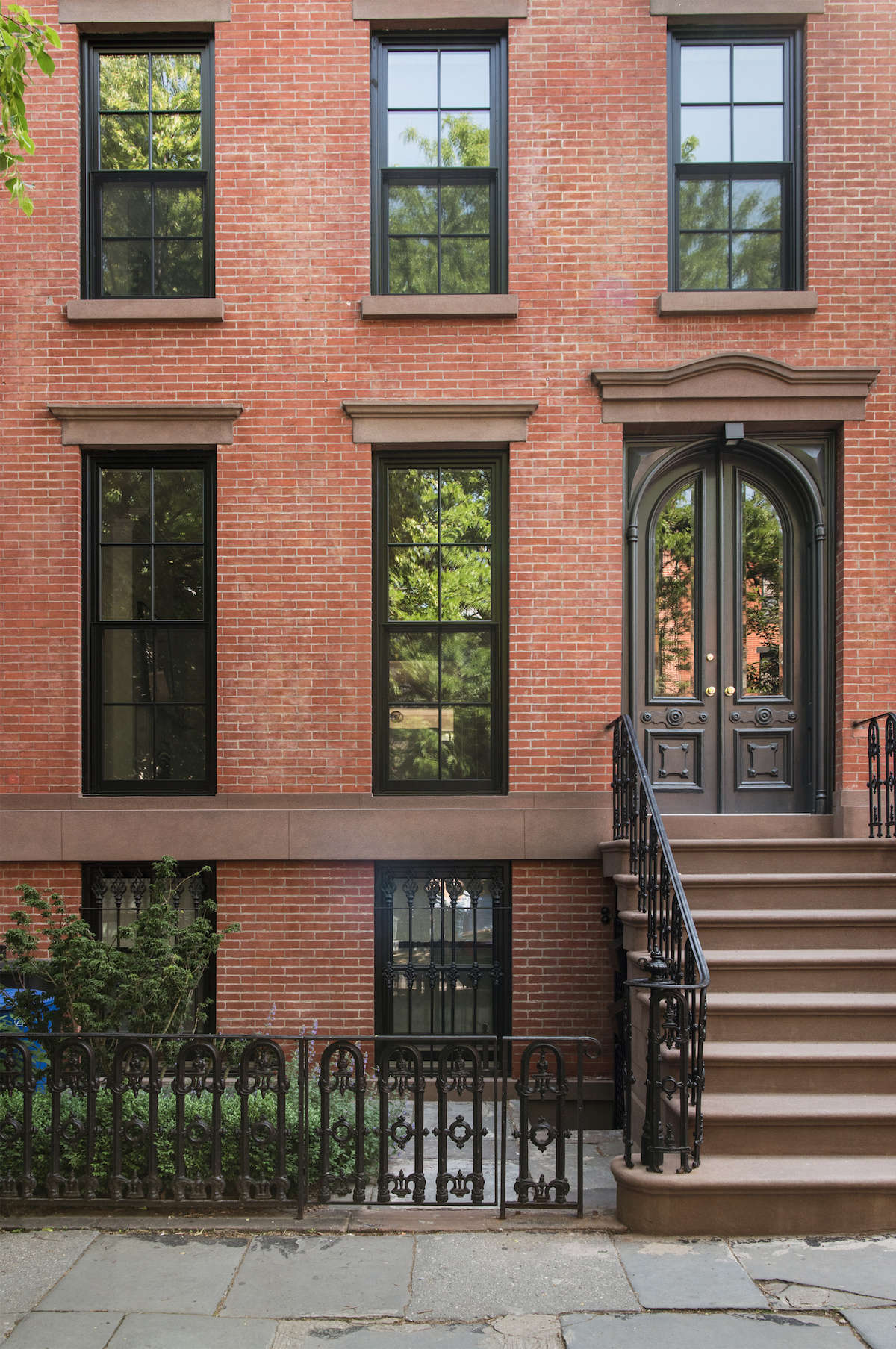 Brick is a classic facade choice in any neighborhood. Photograph by Dustin Aksland, courtesy of Elizabeth Roberts Architecture.