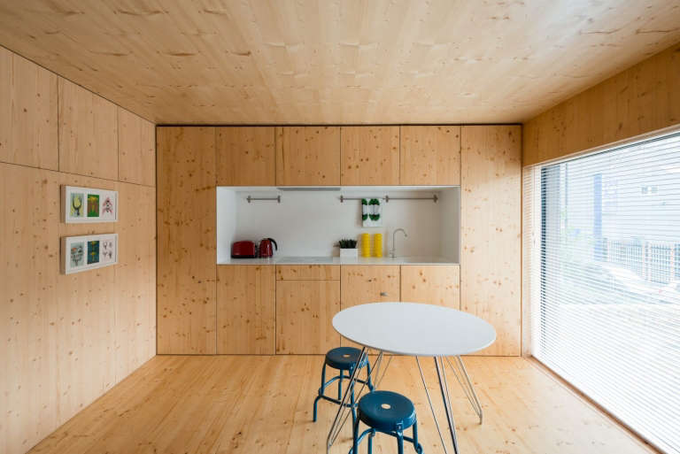 Grundtal rails in two sizes in a compact kitchen by Amin Taha from Steal This Look: A London Efficiency Kitchen on a Budget (Plus, It’s for Sale).