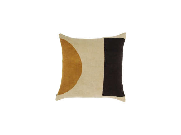 Block Shop Dot Dash Linen Throw Pillow