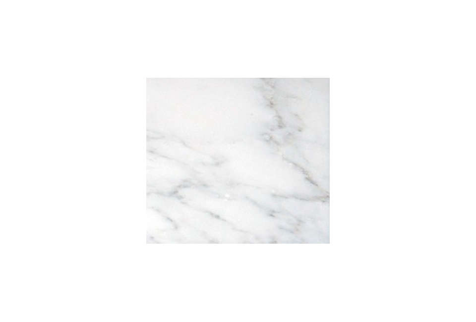 Countertops, backsplash, and floating shelf are all Carrara marble. Agonizing over your own counters? See Remodeling 101: Five Questions to Ask When Choosing Your Kitchen Countertops. Wondering whether marble is for you? See My Dirty Secret: How I Learned to Live with a Marble Backsplash.