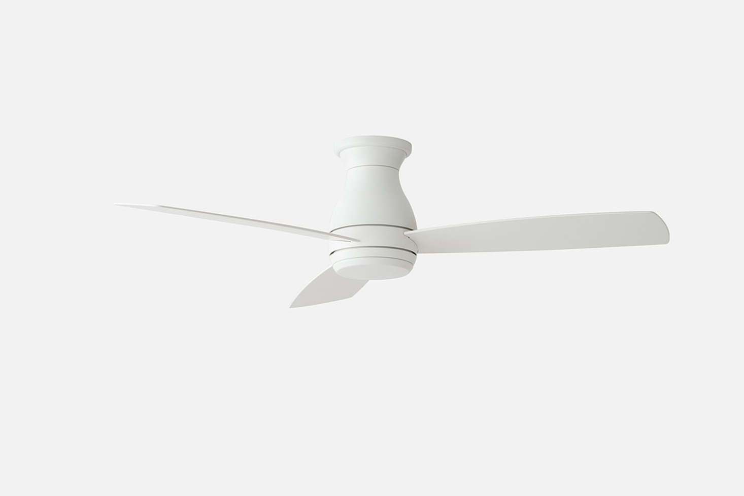 10 Easy Pieces Ceiling Fans Remodelista The Schoolhouse Hugh 52 Inch Led Ceiling Fan Matte White Is 299 At