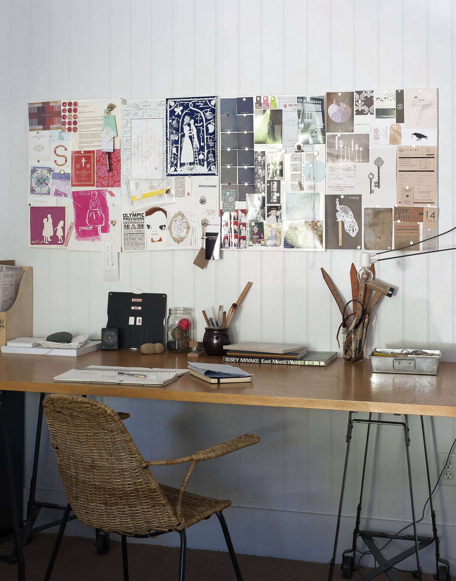 Sarah Lonsdale’s Napa Valley desk.