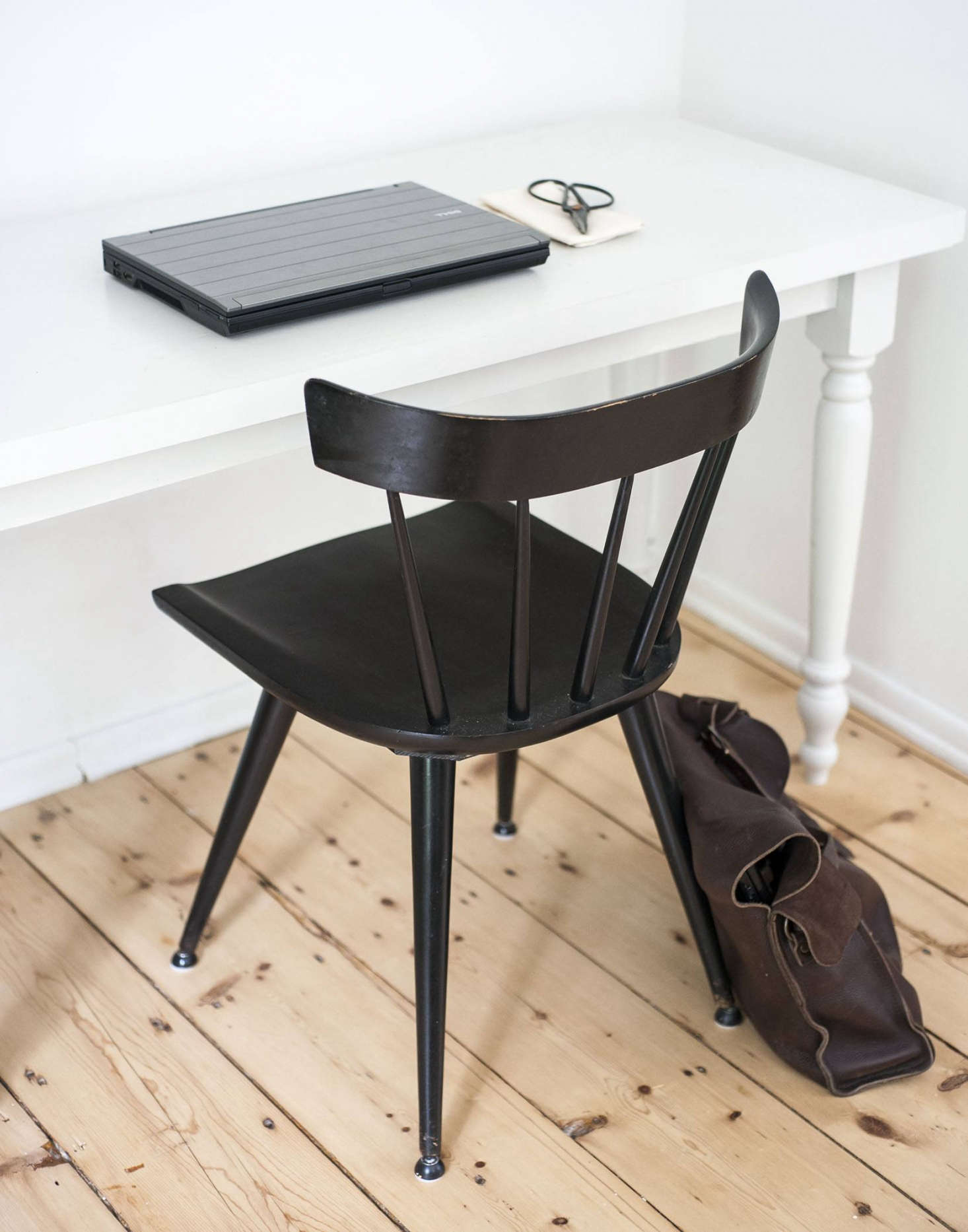 Workstead Partner’s desk detail, in Gallatin New York.