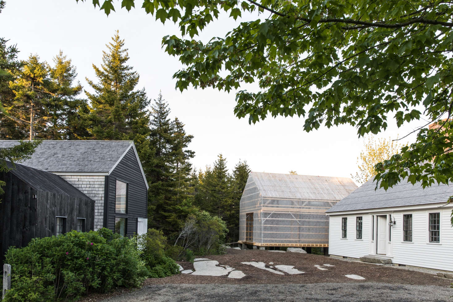 The small family compound. 