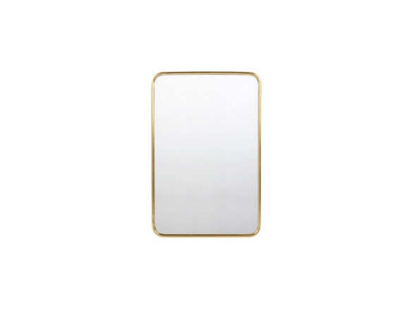Metal Framed Mirror Rounded Rectangle Metal Framed Mirror Rounded Rectangle