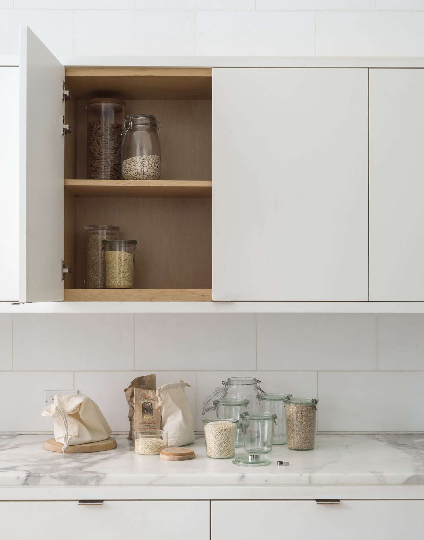 If you don’t want moths or flour beetles (bookmark Annie’s horrifying personal experience with the pests here), read The Organized Pantry: 8 Rules for Decanting Dried Goods. Photograph by Matthew Williams; styling by Alexa Hotz for Remodelista: The Organized Home.