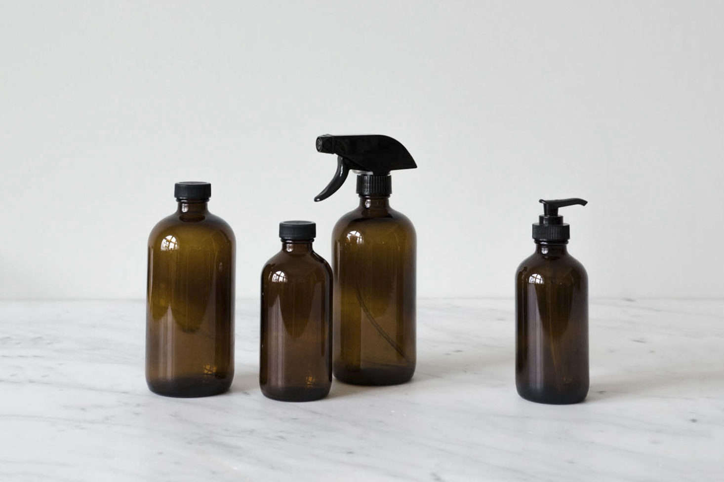 Amber Glass Bottles range from $1.50 to $3.50 from June Home Supply.