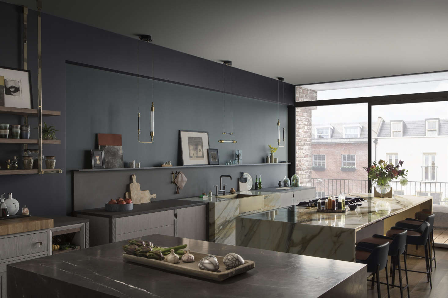 Lanserring has showrooms in Vienna and London. The latter, located in a mews in Notting Hill, is shown here. It’s open by appointment and is also used as the group’s design studio.