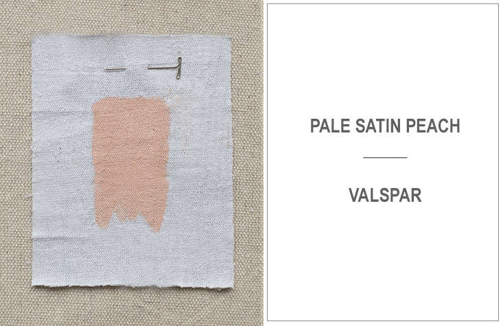 Jon Call of Mr. Call Designs in New York City likes Valspar’s Pale Satin Peach, adding, “Fresh pinks like this bring a flush to the face and warmth to a room.”