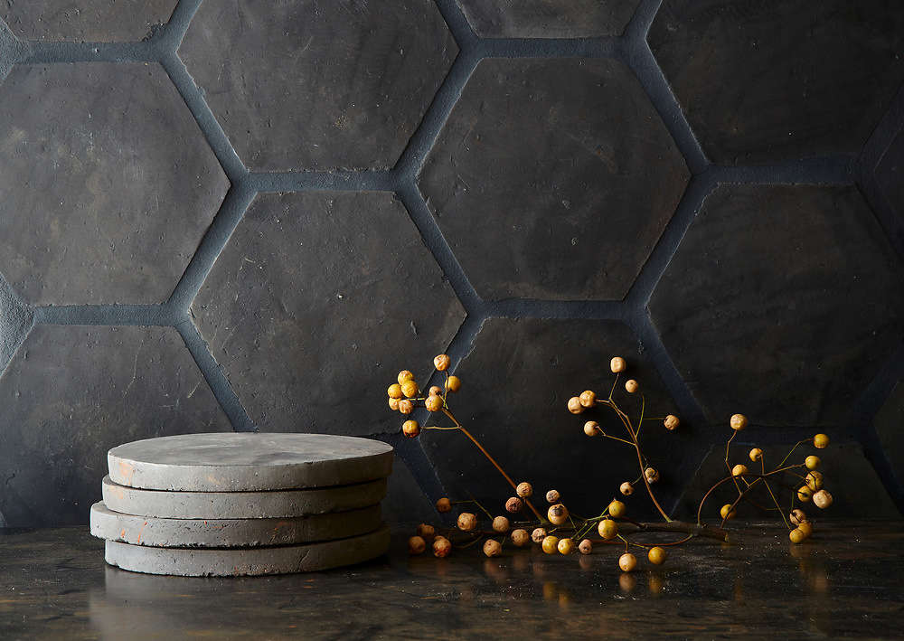 Black Terracotta Tiles Inspired By Belgium And Handmade Clé