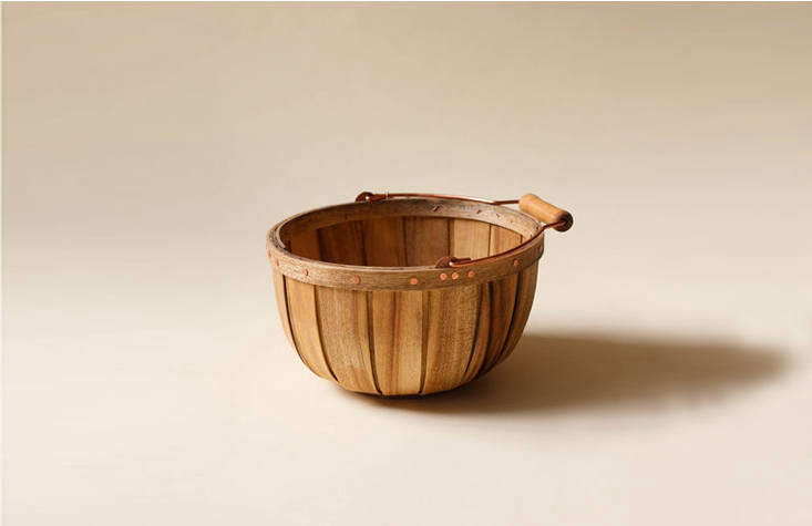 Myrtlewood Baskets (from $60) are made by a former boat builder in Oregon.
