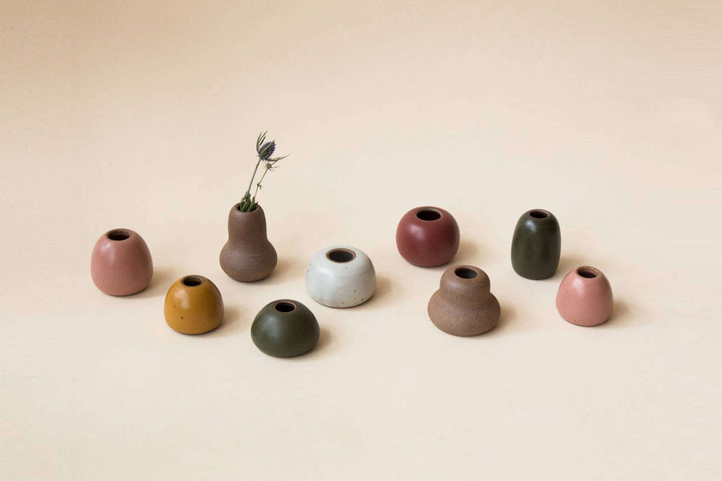 We also like the small Shapes Vases ($28 each); perfect for tiny buds and single stems. They’re currently sold out, but will be back soon.