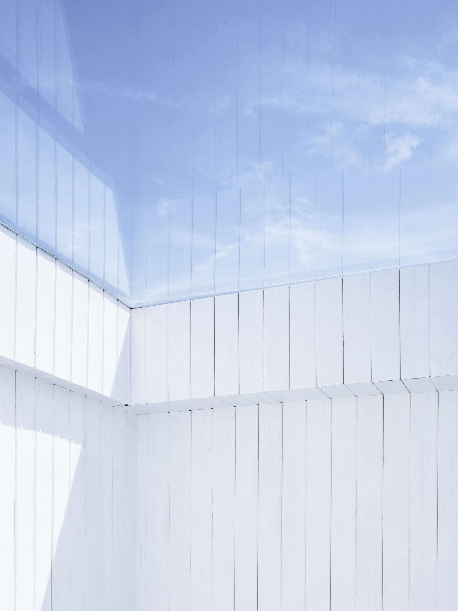 The stairwell roof light.