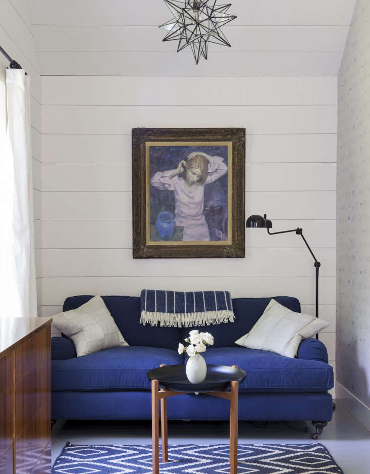 Another from Rhapsody in Blue: A Finnish Stylist at Home in the Hamptons: hints of Yves Klein.