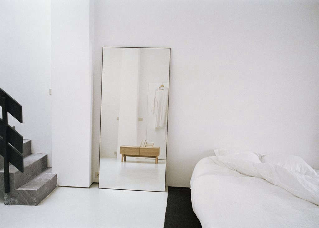 Bautier Furniture Steel Frame Mirror