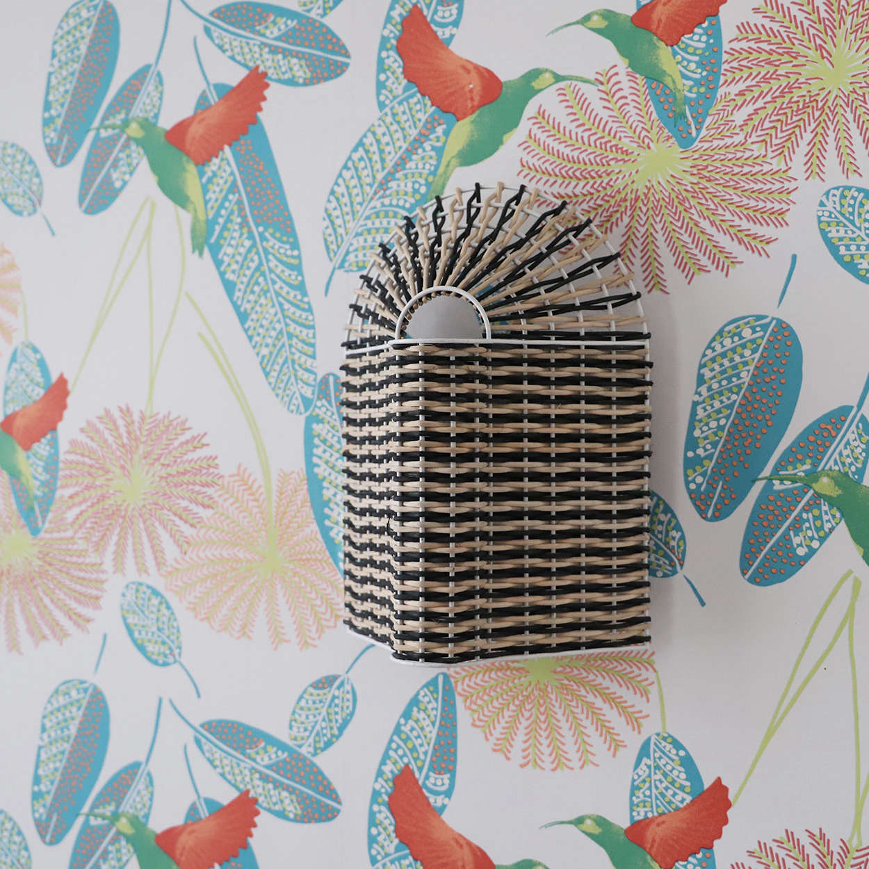The Paon Small Lamp in Black and Natural is €249.