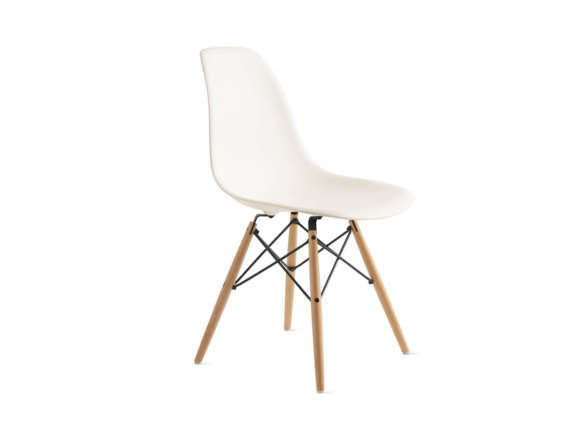 Eames Molded Plastic Dowel Leg Side Chair