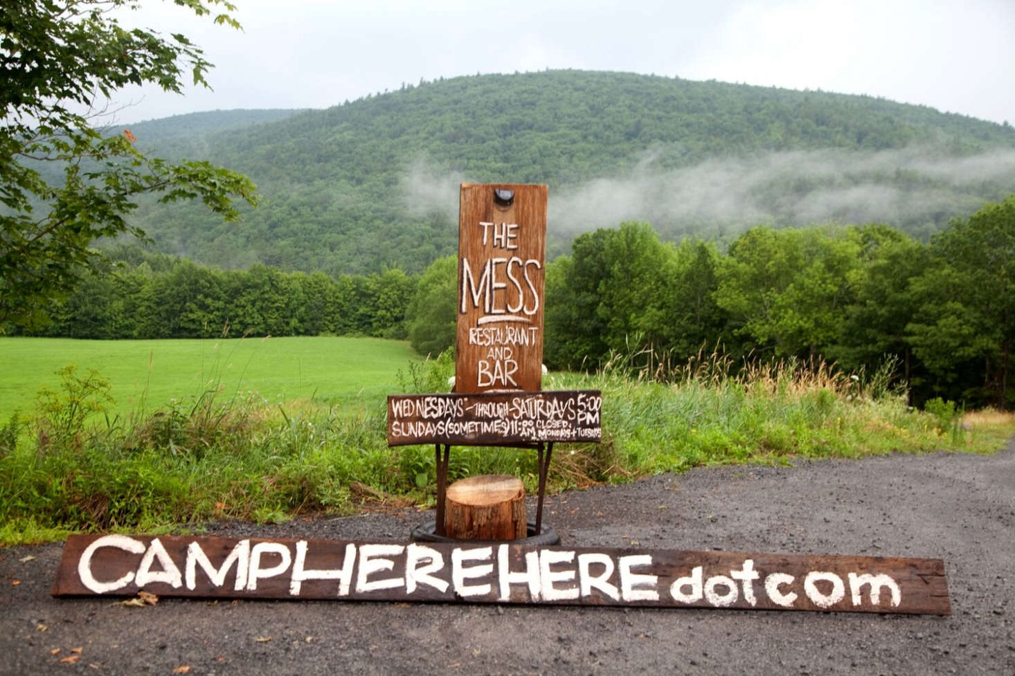 Here Here is in the hamlet of West Fulton in the far northern foothills of the Catskill Mountains, approximately three hours north of NYC, and home, according to the camp guide, to 