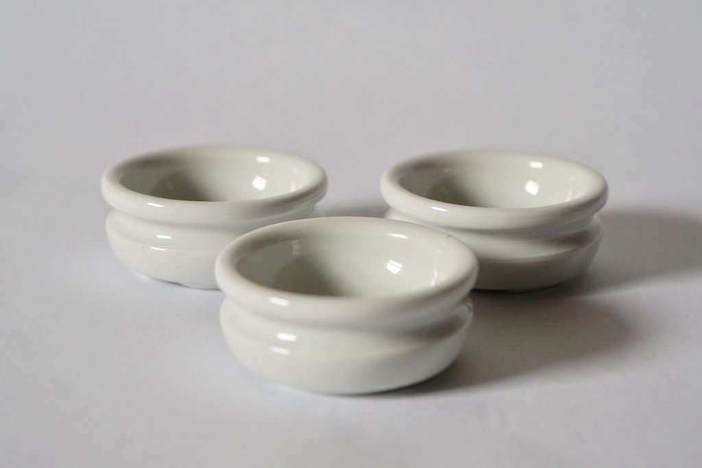 Small Butter Ramekins, made in France, are $10 each.