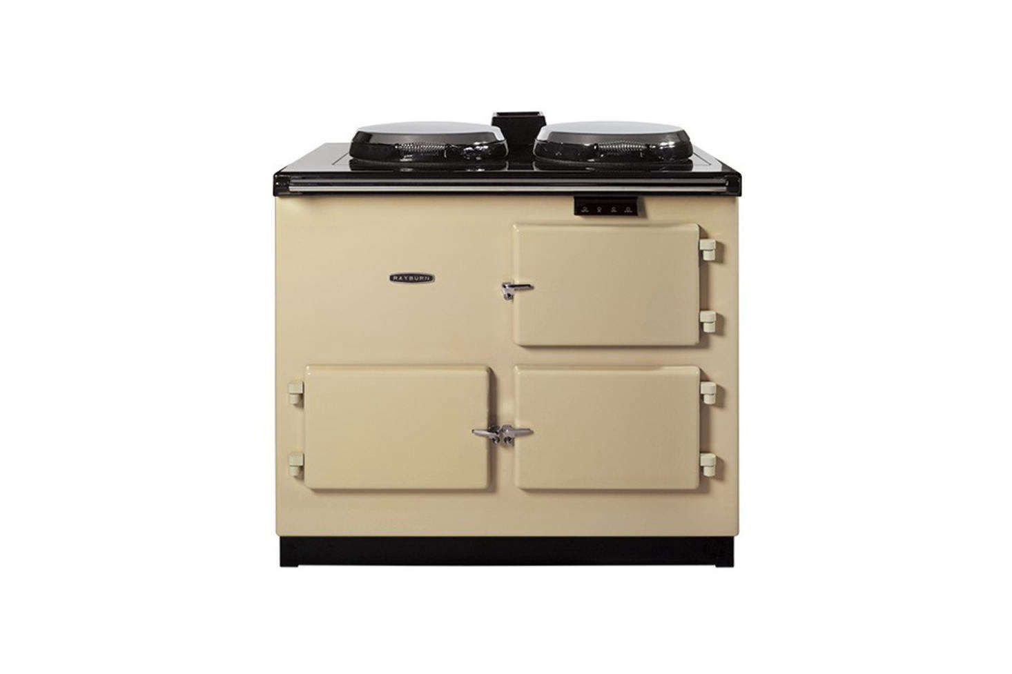 Rayburn Cookers are made in the UK of 70 percent recycled material and come in different models including an oil-fired cooker, central heating, wood-burning, and gas cooker. They’re available through Walter Dix & Co.