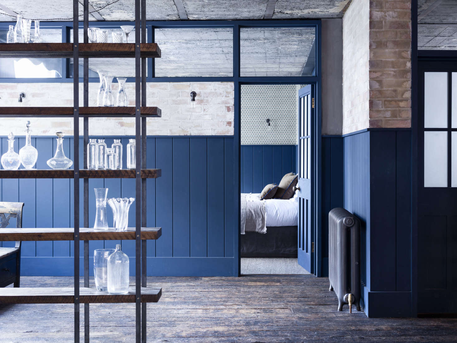 Many historic buildings (such as the former upholstery factory here), retain their original brick cladding when they’re repurposed as dwellings.