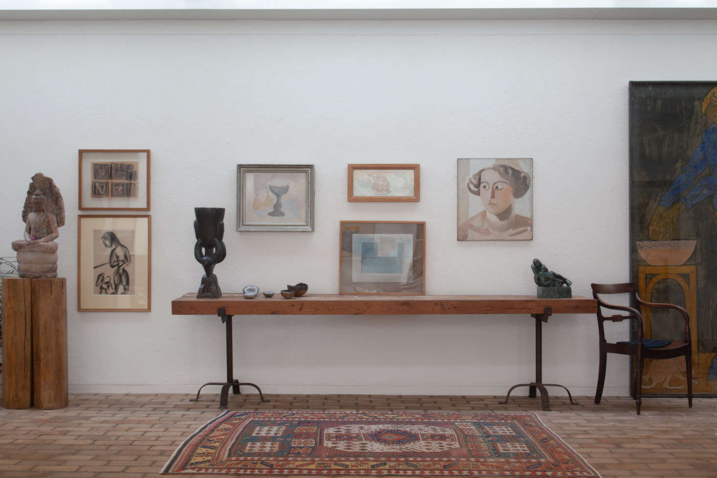 The artworks above include Ben Nicholson