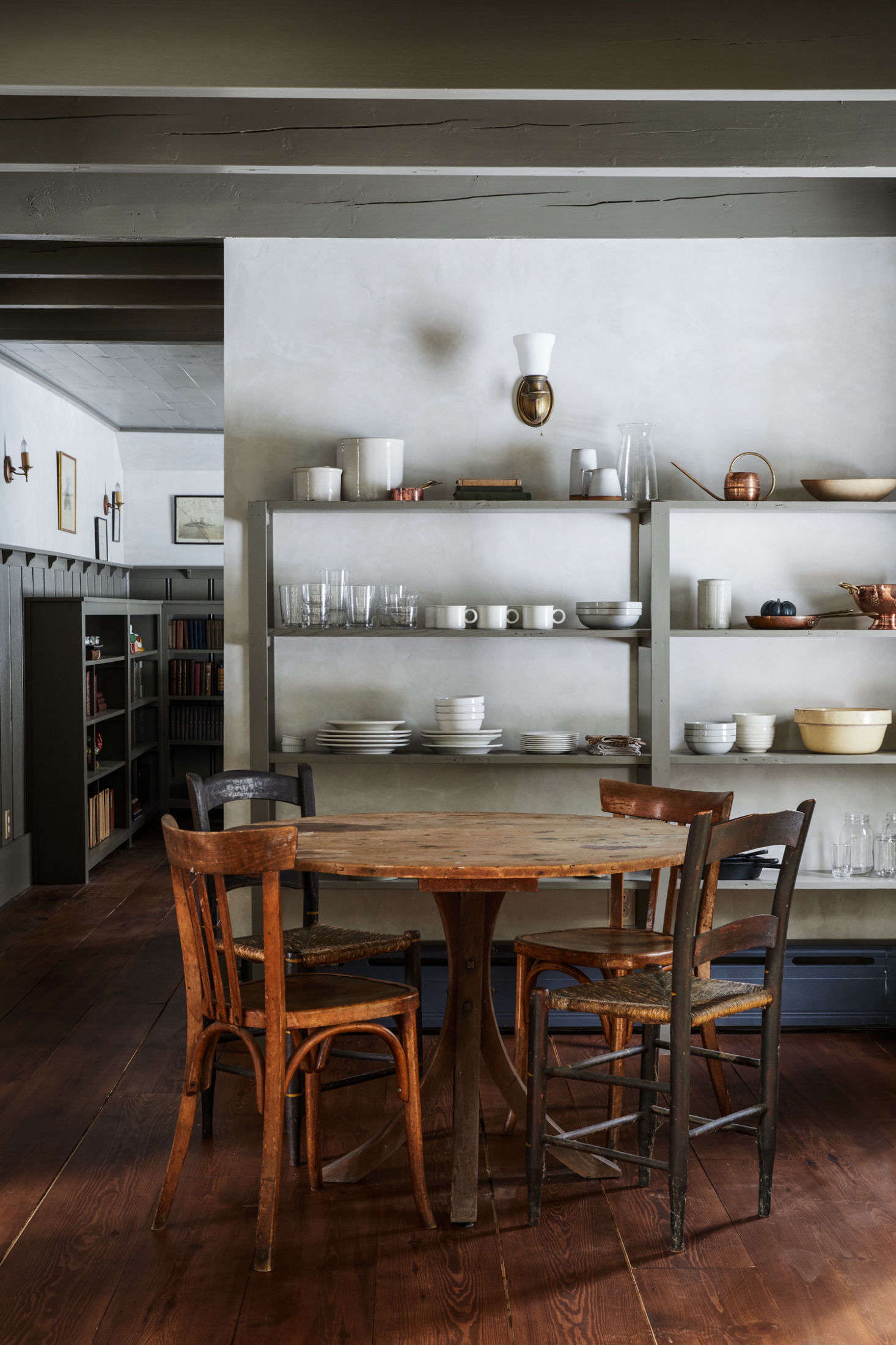In the kitchen