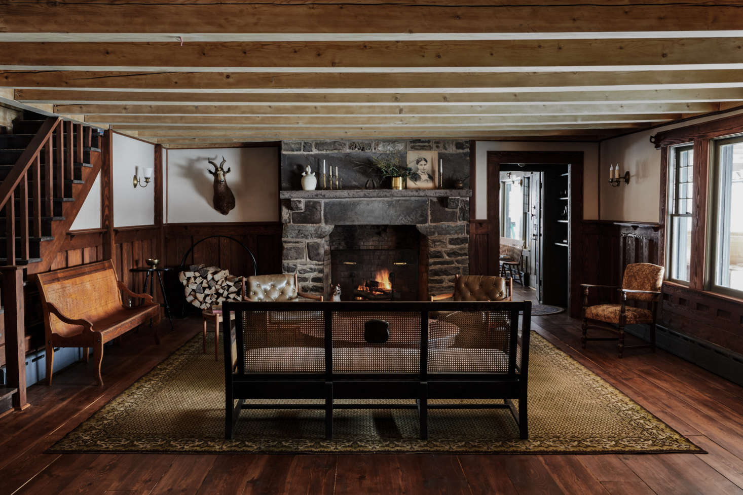 In fall and winter, the couple takes full advantage of Minwawa
