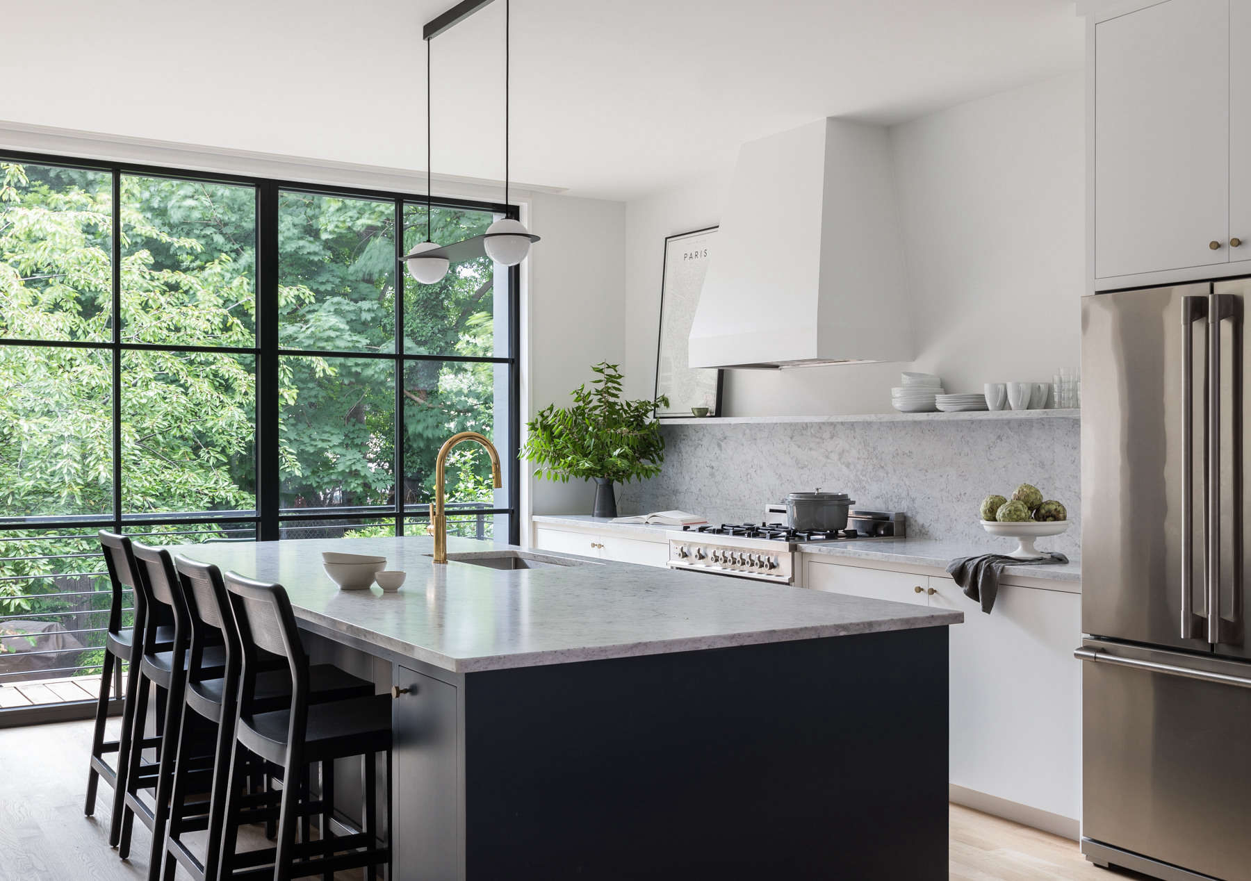Before After A Circa 1850s Row House In Jersey City Gets A Fresh Modern Makeover By Mowery Marsh Architects