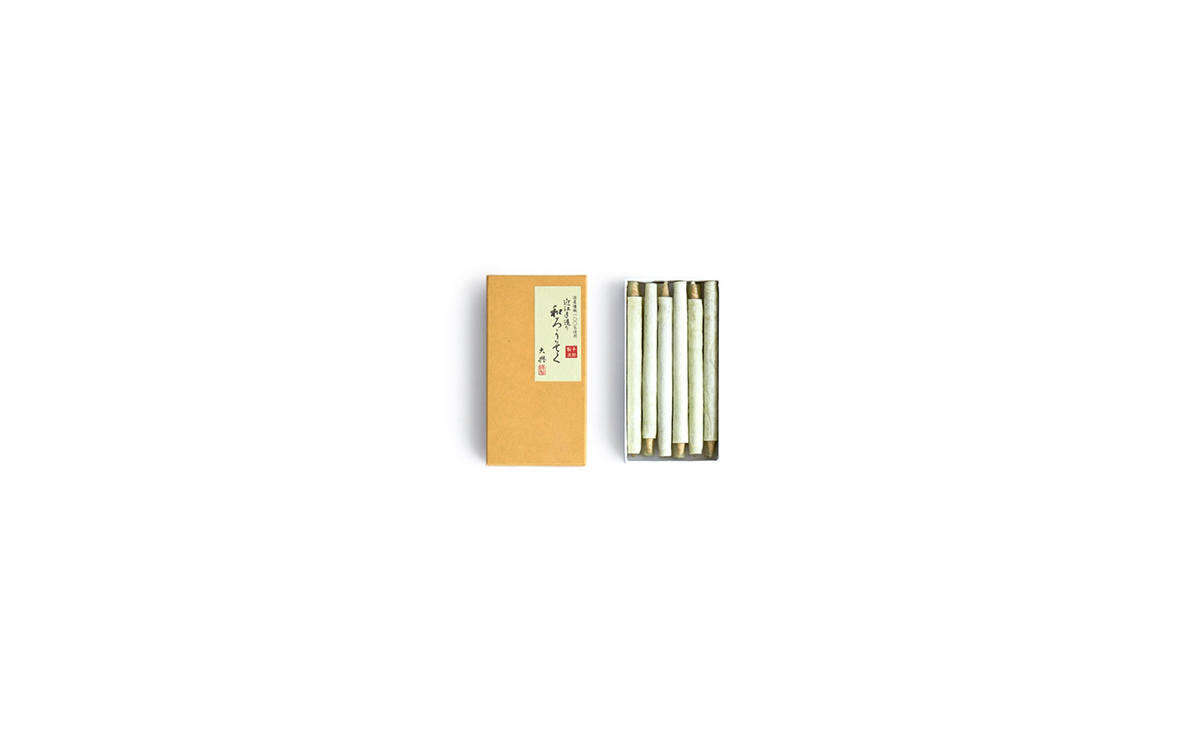 When it comes to goods that epitomize beauty in functionality, we look to Japanese design. Give something beautifully made and entirely functional, like this lovely box of Sumac Candles, made of wax from sumac trees grown in Western Japan, prized for candle-making since they burn without dripping; $4