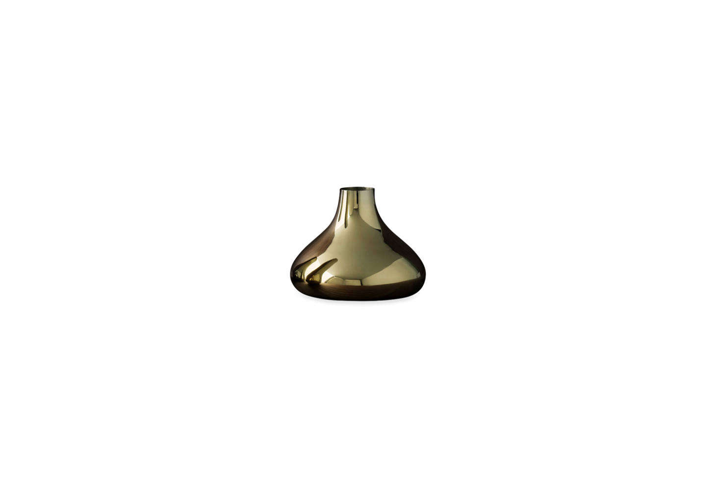 For a similar brass bud vase, the Bonbon Brass Bud Vase Set, which includes two other vases beyond the one pictured here, is $117 at the MoMA Design Store.