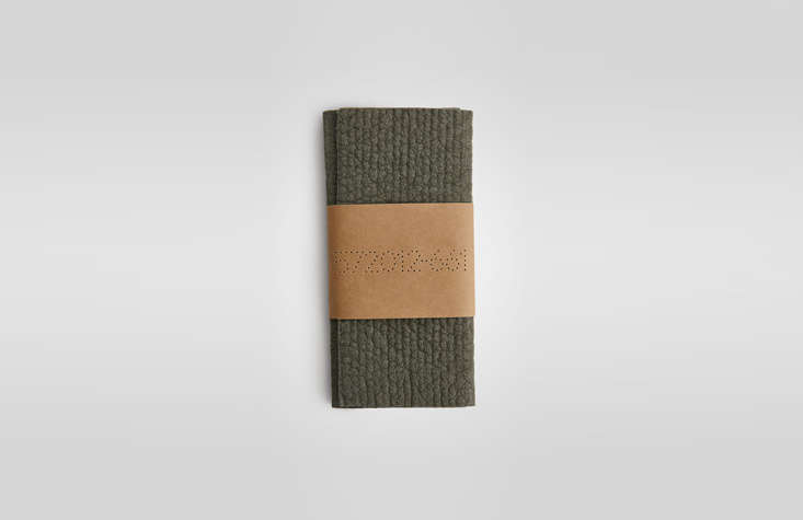Sweden is famous for their hard-working reusable dish cloths. Arket carries a version, made in Sweden, that absorb 15 times their own weight, can be washed by tossing into boiling water or the washing machine, and can be recycled or composted when it gets worn out. I liked the olive color, shown here; a Two-Pack of Dish Cloths is 50 SEK from Arket.