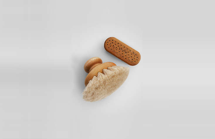Like many shops we stopped into, Arket carries selections from iconic Swedish brush maker Iris Hantverk; a hand-tied Nail Brush, for example, shown at right, is 100 SEK.