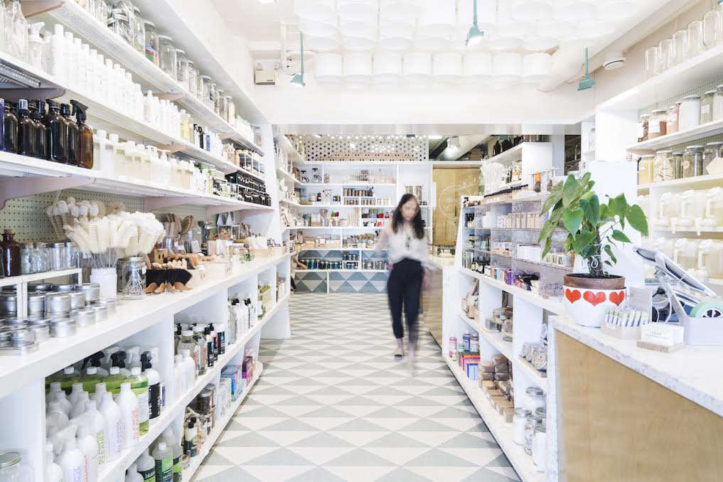 Linh Truong, co-owner of Vancouver refill shop The Soap Dispensary, weighs in on making your beauty routine more eco-friendly in the new year in Expert Advice: 8 Eco-Friendly Beauty Resolutions to Make This Year (Plus a 2-Ingredient DIY Salve). Photograph courtesy of The Soap Dispensary.