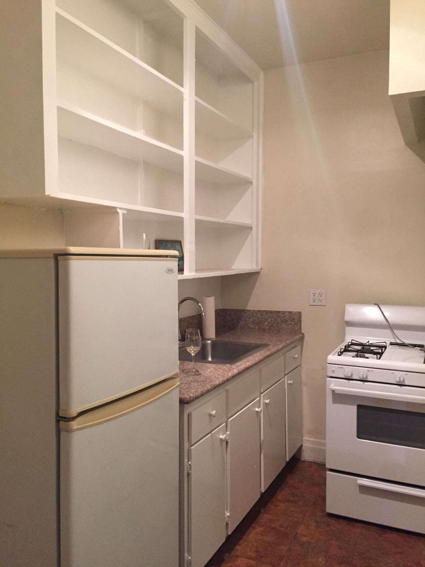 A peek at the original kitchen.
