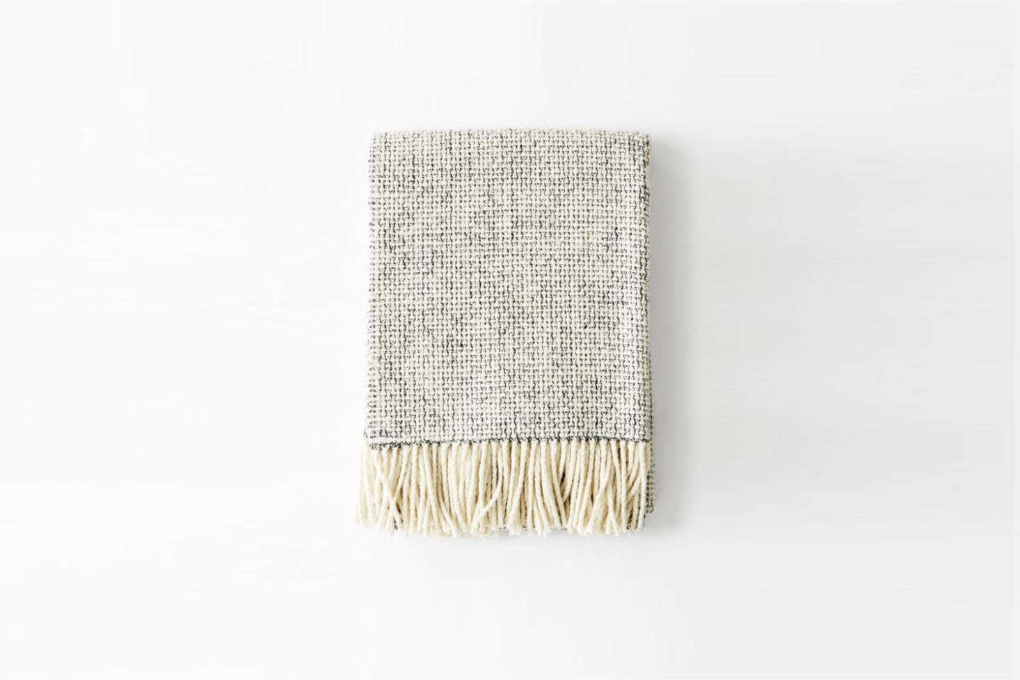 The Mourne Textiles Mended Tweed Blanket in Handwoven Charcoal Grey is £4 at Mourne Textiles.