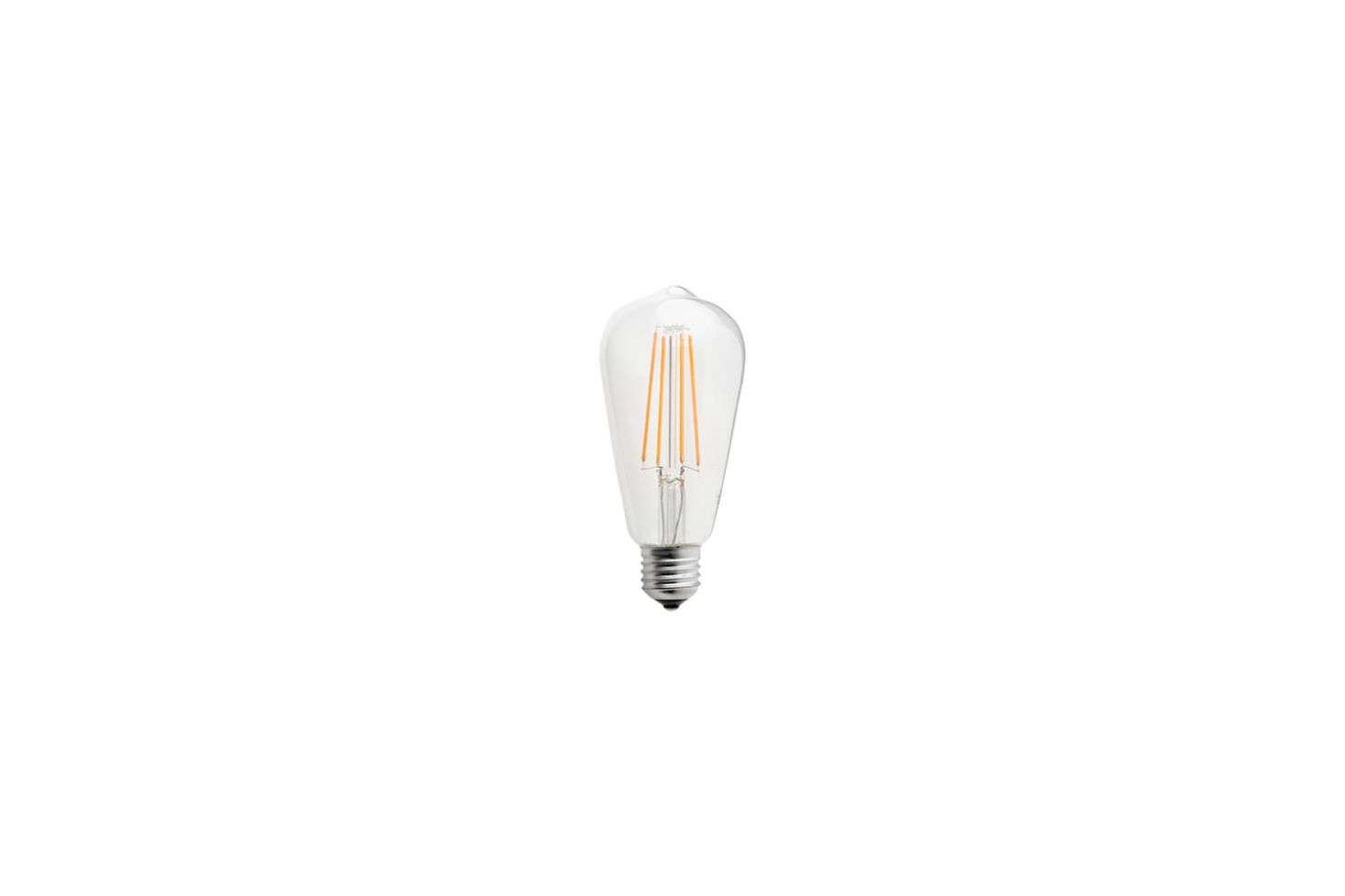 The Zangra LED Light Bulb Filament Edison 4W casts an extra warm light; €.95 at Zangra.