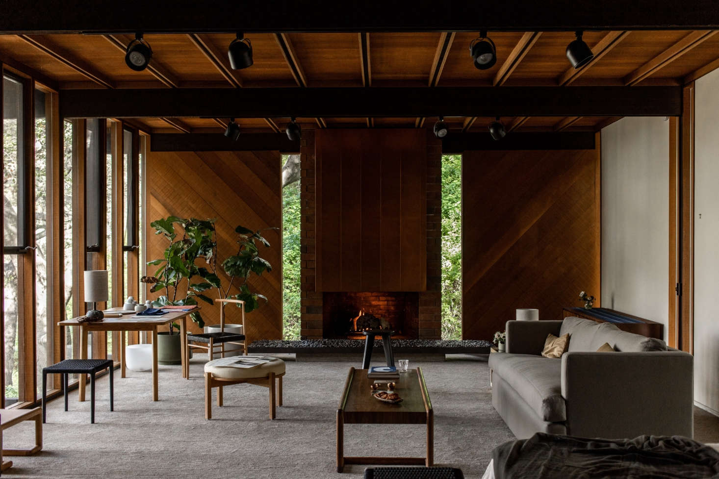 A room outfitted with pieces from Honeyed Figs.