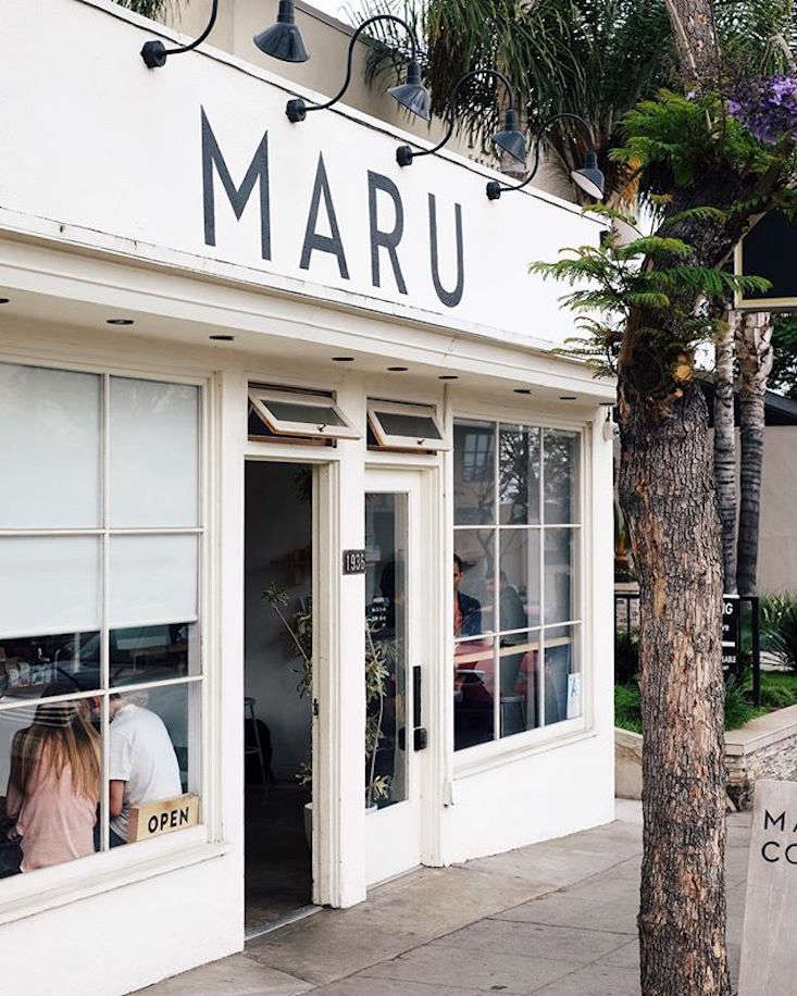 Simple signage at Maru