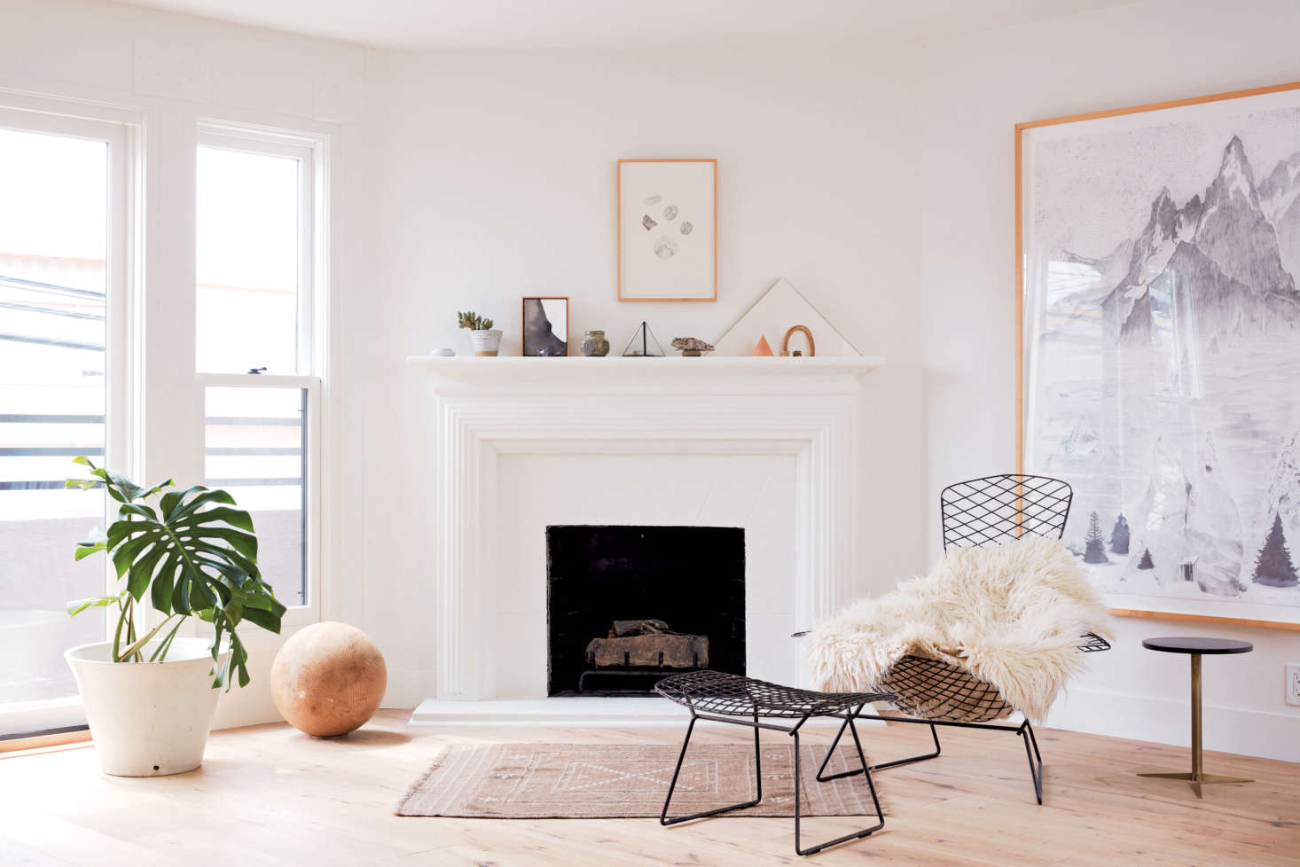 The book is based off of Mitnik-Miller and St. Peter’s belief that spaces are best when stripped back to reveal good bones and lots of light, and filled with things of meaning. It’s a way of living they’ve incorporated into two locations of General Store, multiple apartments—including an apartment on Irving Street, shown here—and, now, their Topanga Canyon Home.