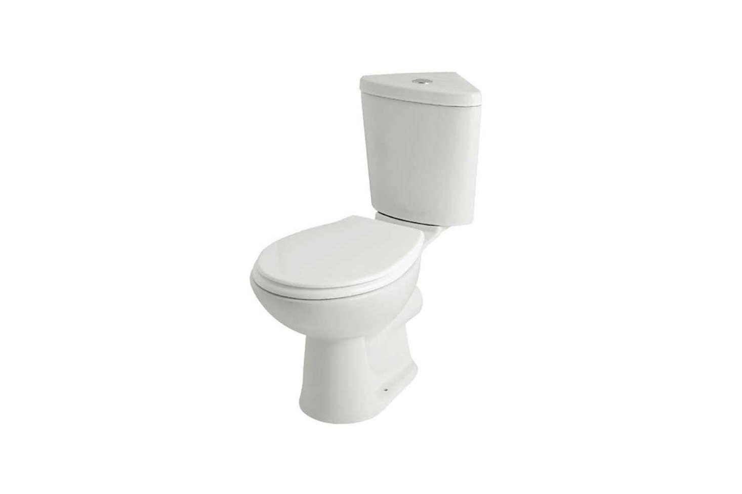 The Kartell G4K Corner Toilet Cistern with Soft Close Seat in White is £9data-src=