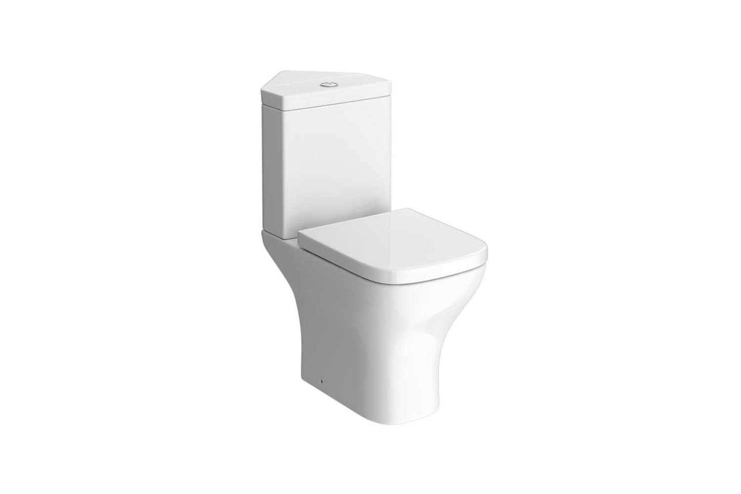The Venice Modern Corner Toilet with Soft Close Seat is £9.95 at Victorian Plumbing in the UK.