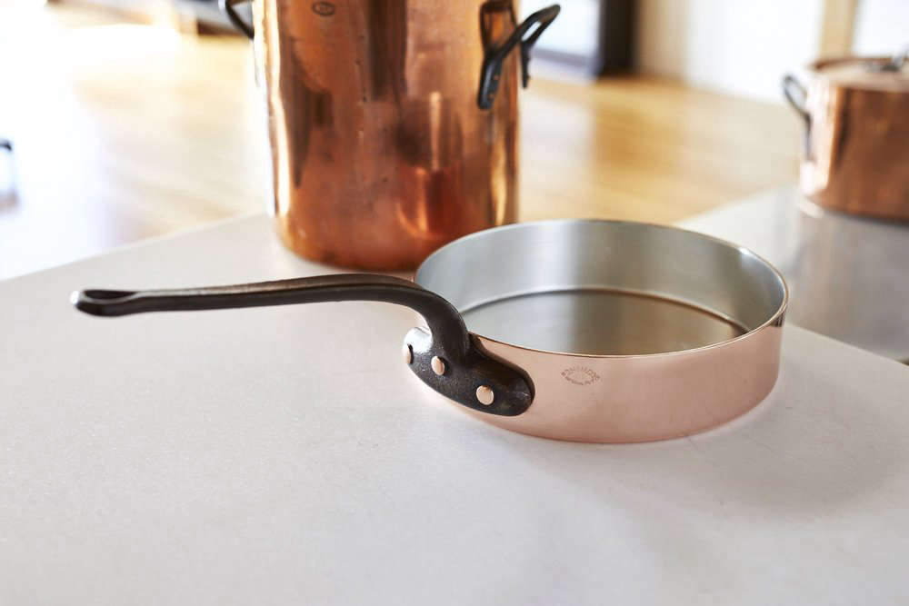 The 11.25-inch Saute Pan with a tin lining is $550 (it’s also available with a silver lining).
