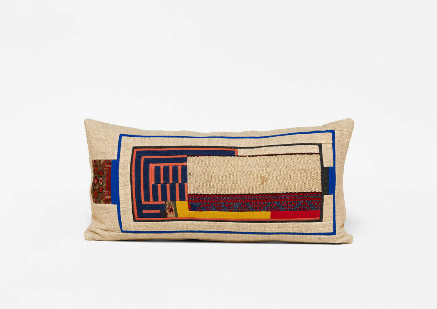 Pogue’s lumbar pillows measure 12 by 24 inches. His PL44 Pillow was available at The Future Perfect but has been sold.