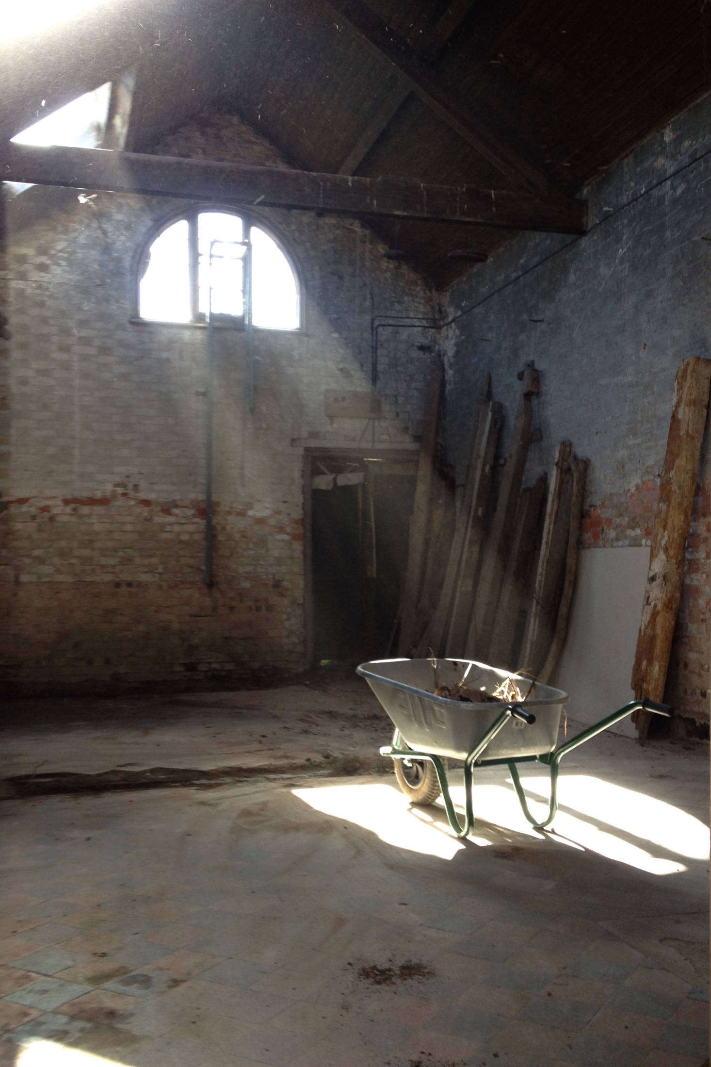 The double-height interior and natural light were big attractions. Photograph by Sandy Suffield.